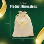TivMart- Jute Linen Potli Bags