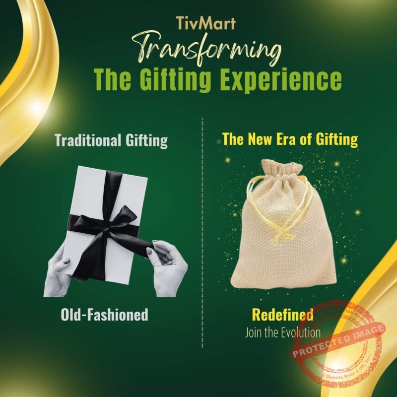 TivMart White Jute Linen Return Gift Pouches 2