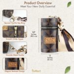 Leather Lipstick Mini Storage Pouch Bag Portable With Key Chain Holder 7