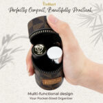 Leather Lipstick Mini Storage Pouch Bag Portable With Key Chain Holder 6