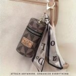 Leather Lipstick Mini Storage Pouch Bag Portable With Key Chain Holder 2