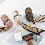 Leather Lipstick Mini Storage Pouch Bag Portable With Key Chain Holder 1