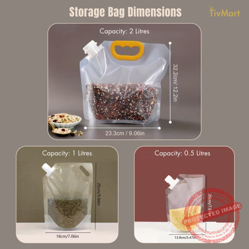 Multi Grain and Liquid Storage Bags 4
