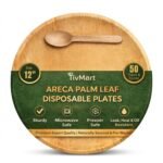 Areca Round 12 Inch Areca Plates 50-Pack